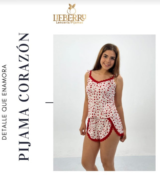 Pijama corazon